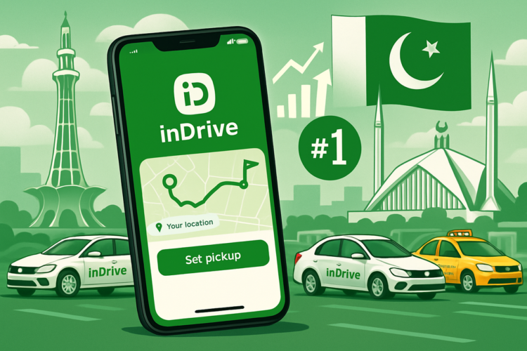 Indrive Becomes Pakistan’s Top Ride-Hailing App