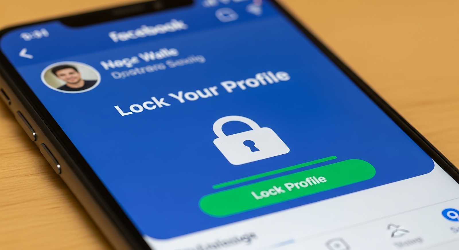 A smartphone lock screen requiring verification, representing two-factor authentication