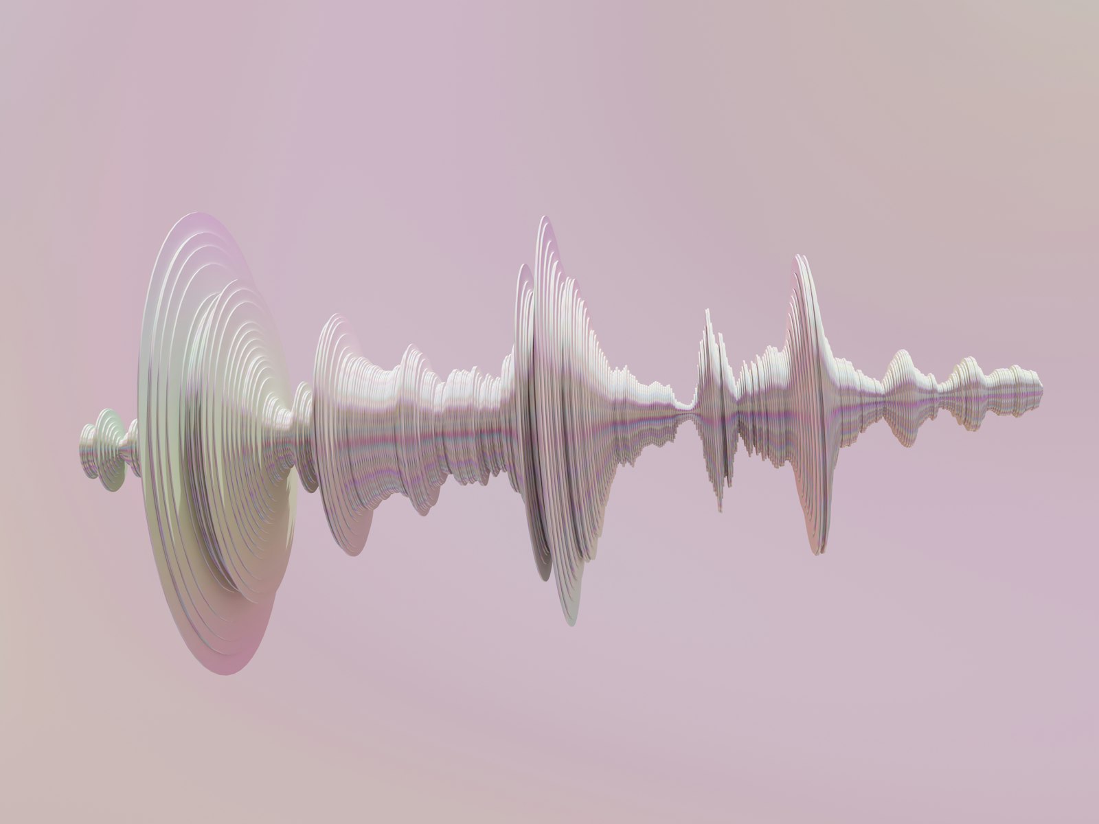 Colorful sound wave visualization representing how AI voice generators synthesize speech